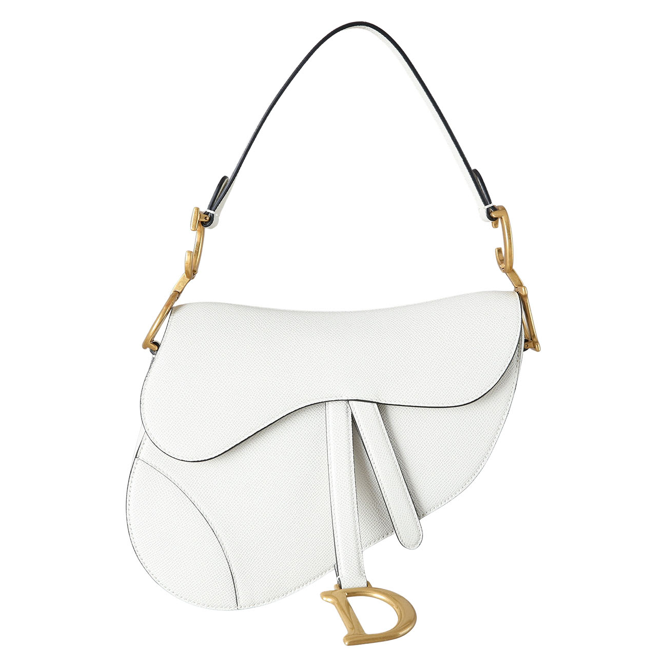 CHRISTIAN DIOR(USED)크리스찬디올 레더 새들백 & 스트랩